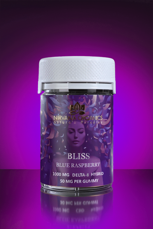 Delta-8 Gummies Blue Raspberry